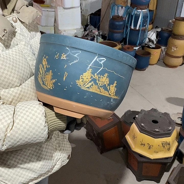 紫砂花盆紫砂花盆