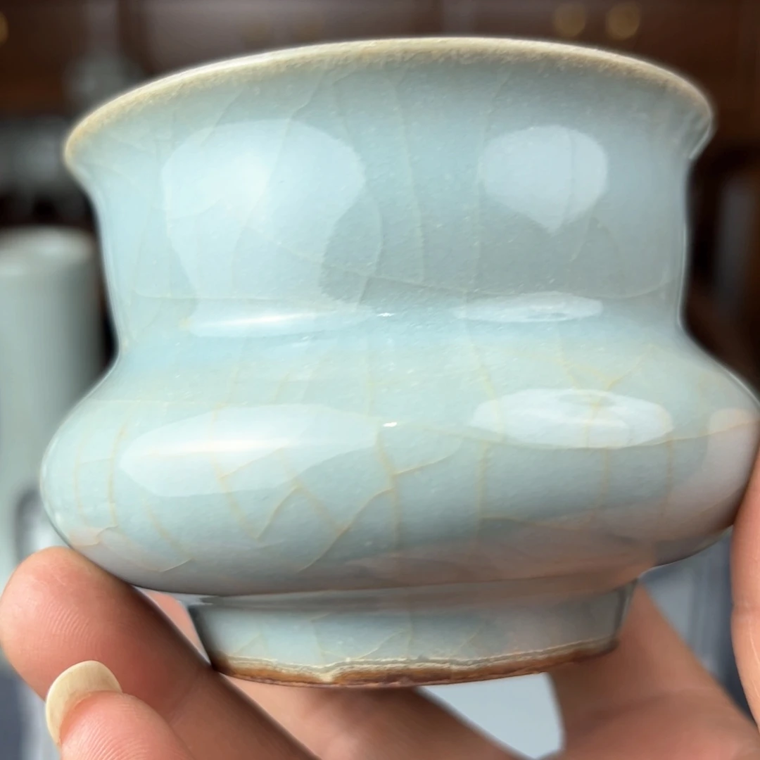 瓷片陶瓷开片纹渣斗