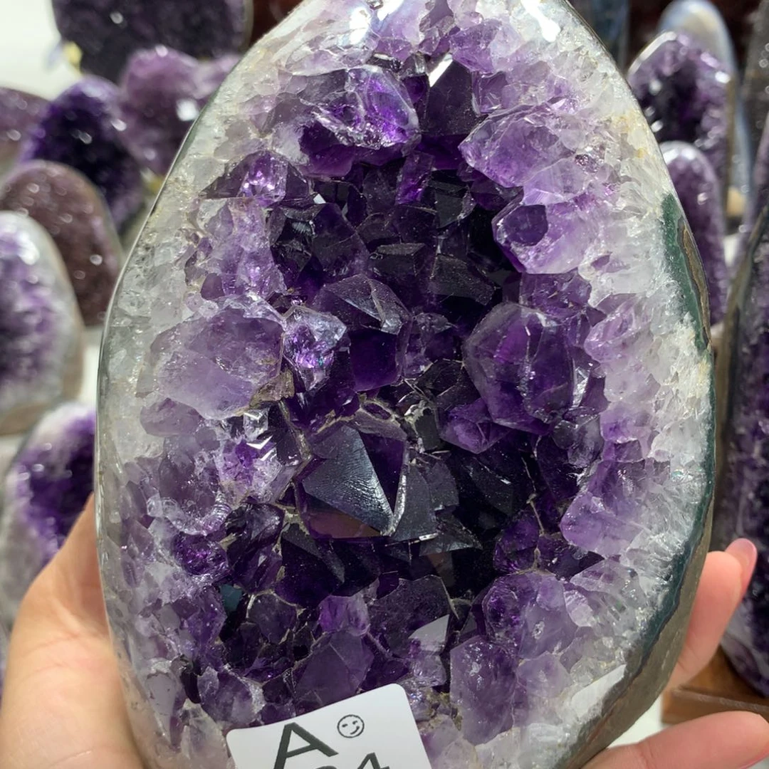 紫晶摆件未镶嵌水晶
