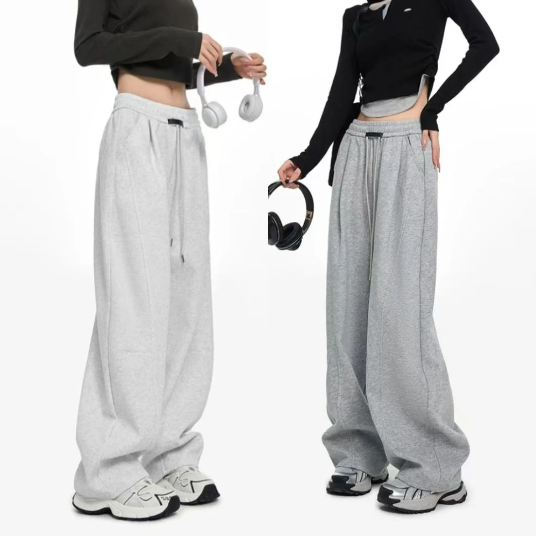 【黑标弯刀裤】金标品质2025年新款春秋高腰显瘦镰刀运动休闲卫裤