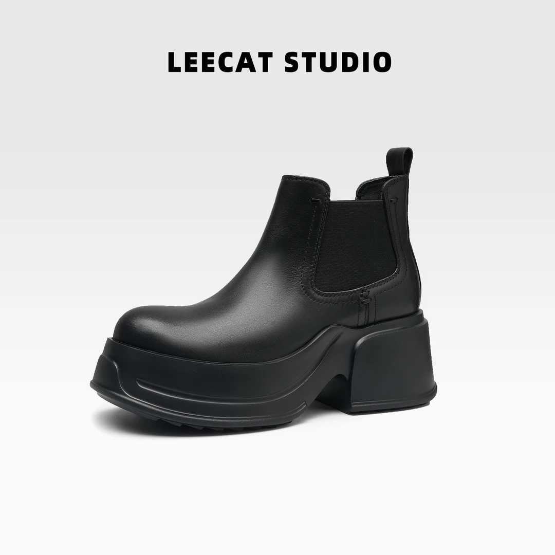 LeeCat Studio | 2025秋冬季新款爆款时尚短靴弹力靴LES25Q0375