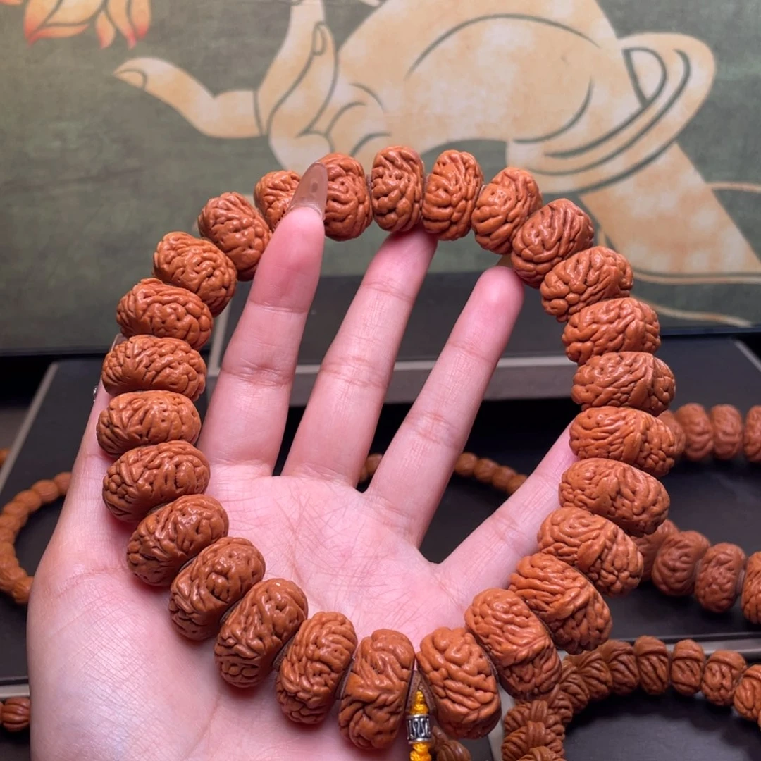 桃核吊坠24麒麟纹手持