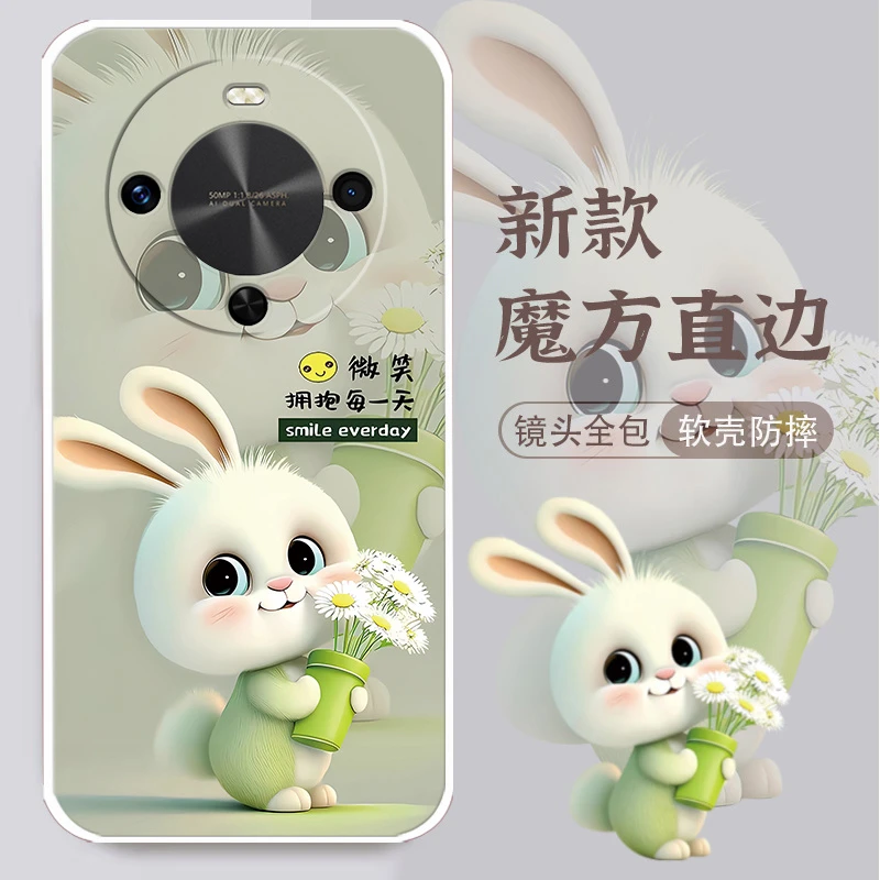 华为畅享70x活力版手机壳全包边硅胶防摔网红女BREAL00b新款卡通