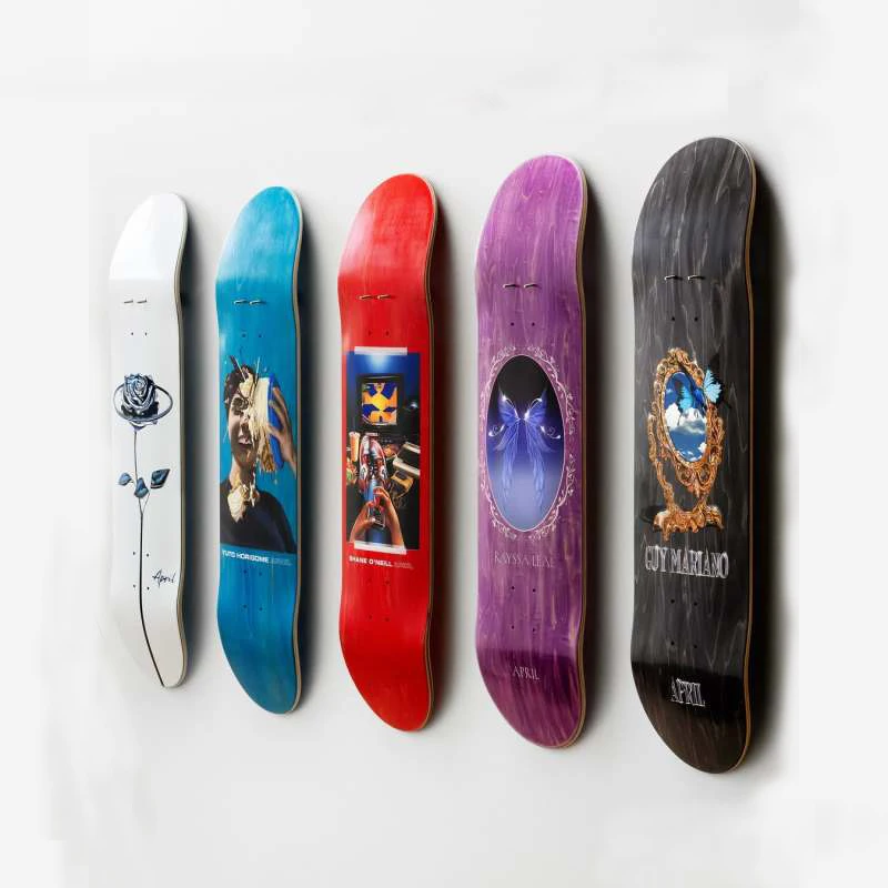 April滑板板面澳大利亚进口品牌双翘滑板冠军同款板面包邮送砂纸