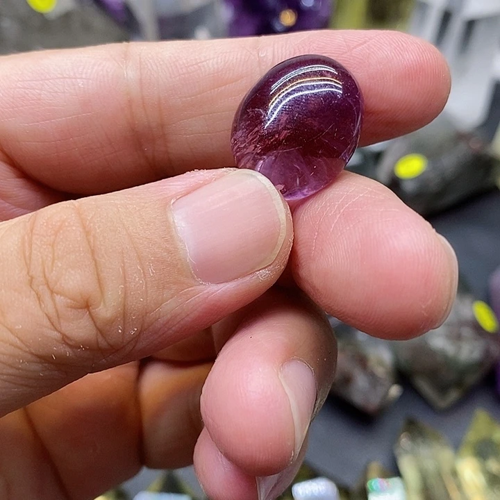 L***A紫晶珠宝半成品未镶嵌