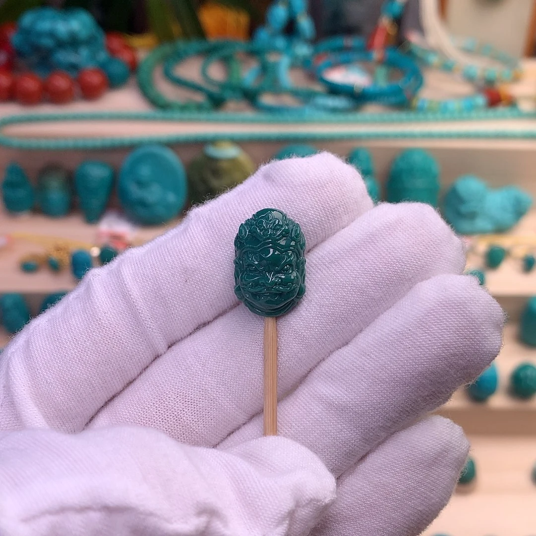 绿松石珠宝半成品未镶嵌