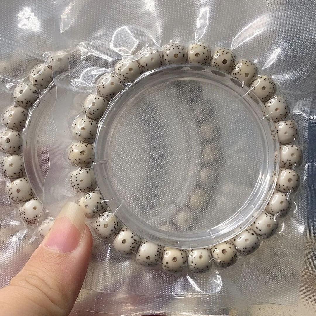 吊坠星月菩提原白大眼单圈98