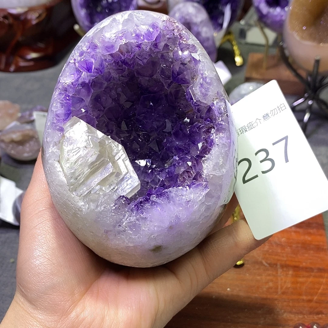 珠宝半成品未镶嵌紫晶