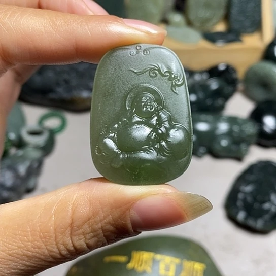 未镶嵌和田玉（糖玉）珠宝半成品岁****！