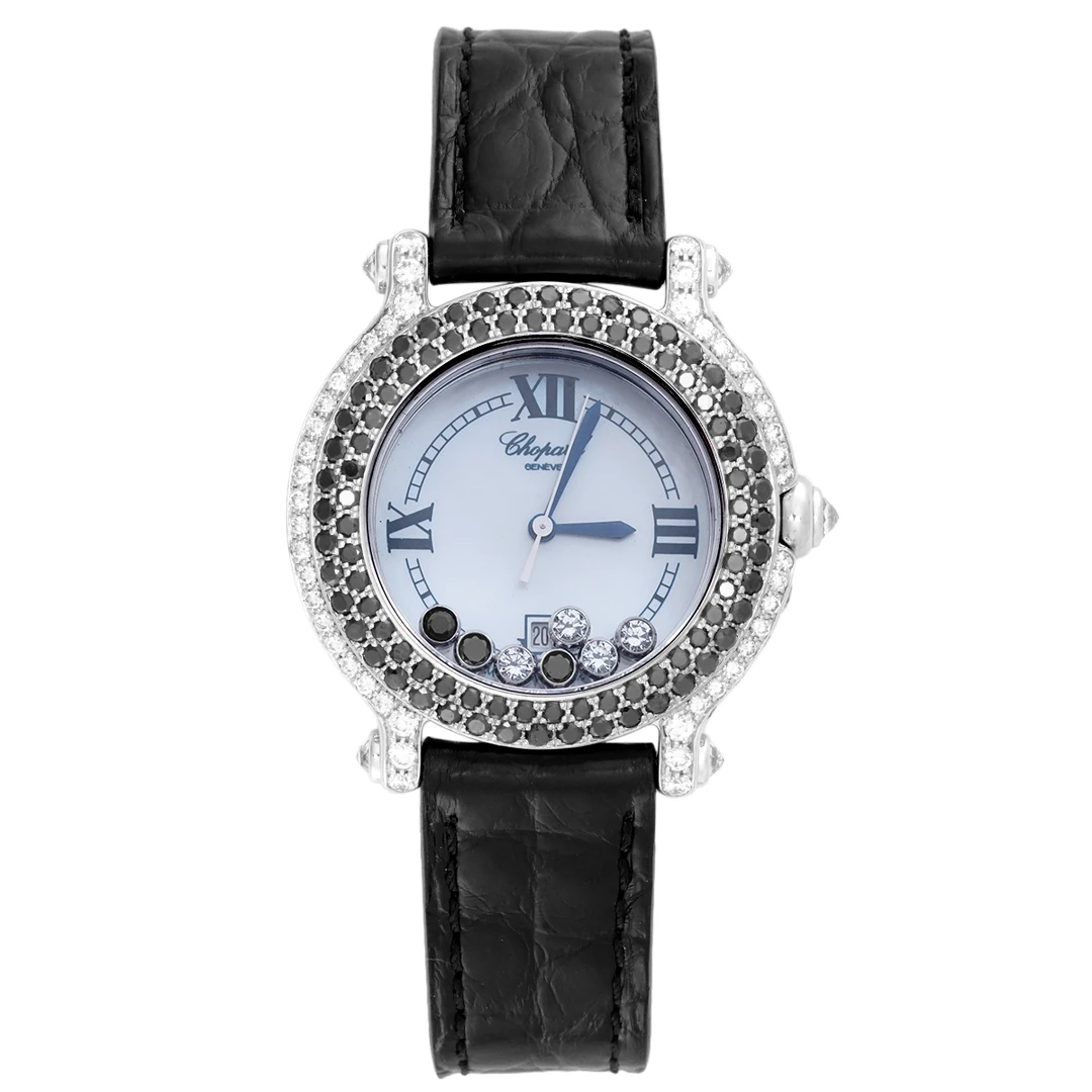 99新 Chopard/萧邦 HAPPY DIAMONDS系列276180原钻腕表/WHT027023