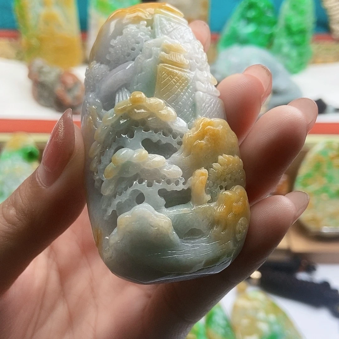 翡翠未镶嵌颈饰天然翡翠Ａ货