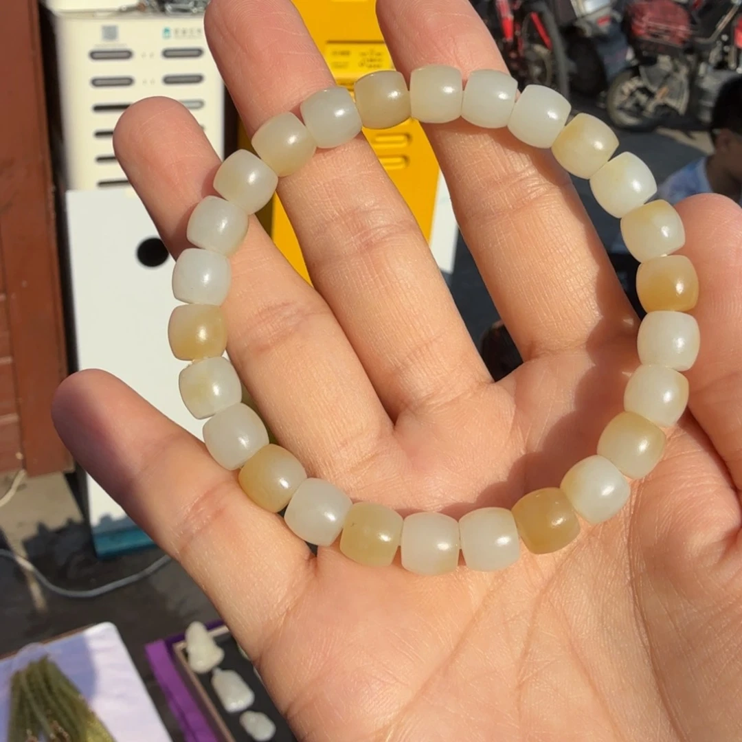 和田玉未镶嵌颈饰且末糖白糖糖姐多样性拍一发一