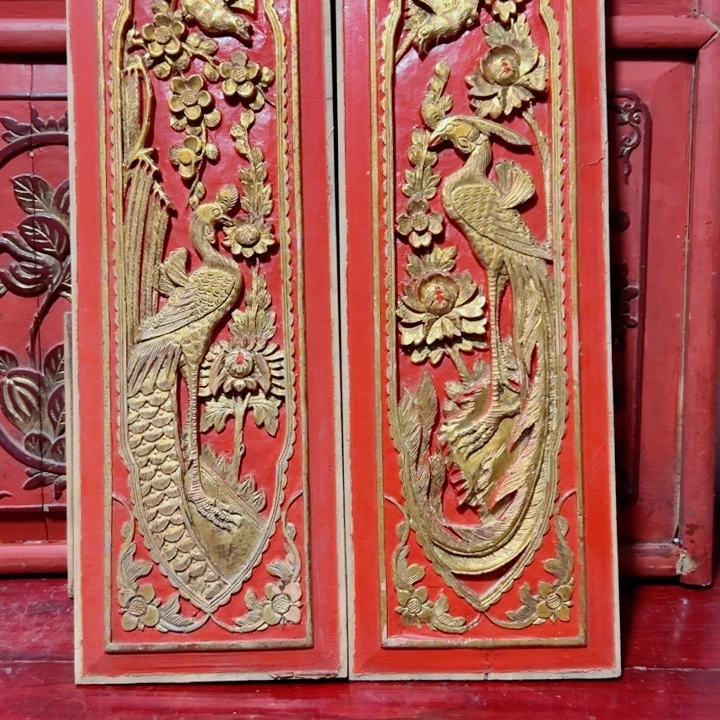 连***坤木木雕工艺品摆件