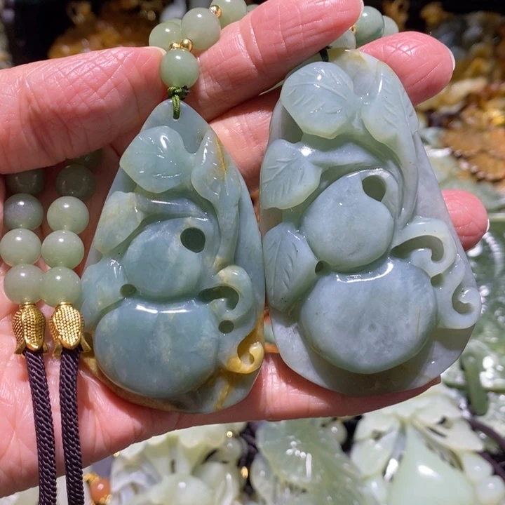 岫玉岫玉吊坠未镶嵌