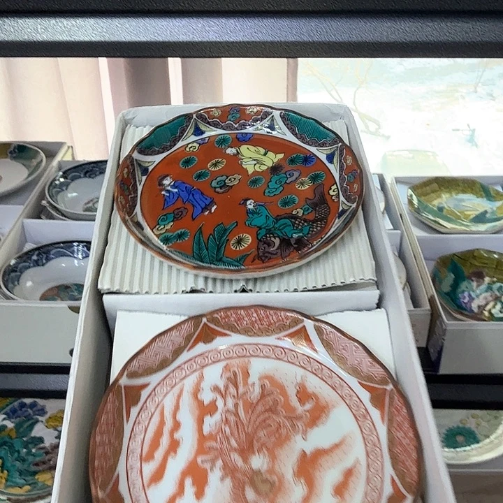 摆件进口瓷器九谷