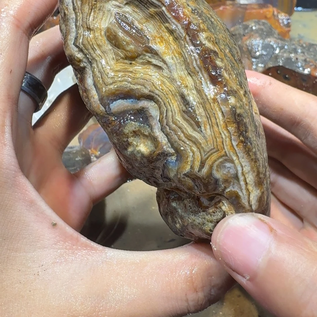 未镶嵌玛瑙/玉髓珠宝半成品