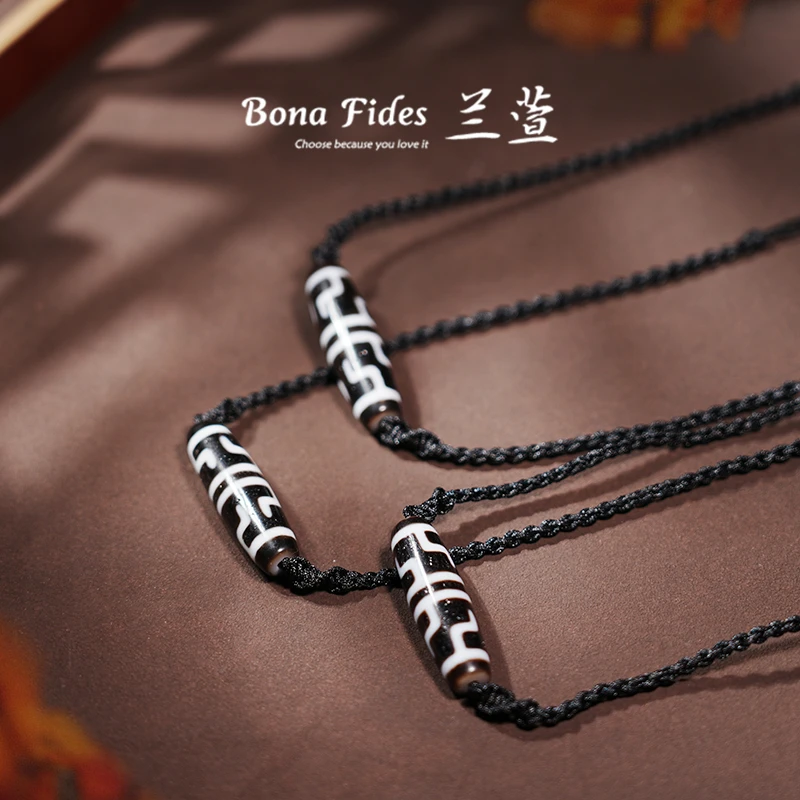 【兰萱丨新玛瑙上肯工艺系列】黑白界锁骨款 多样性发货只发其一　63