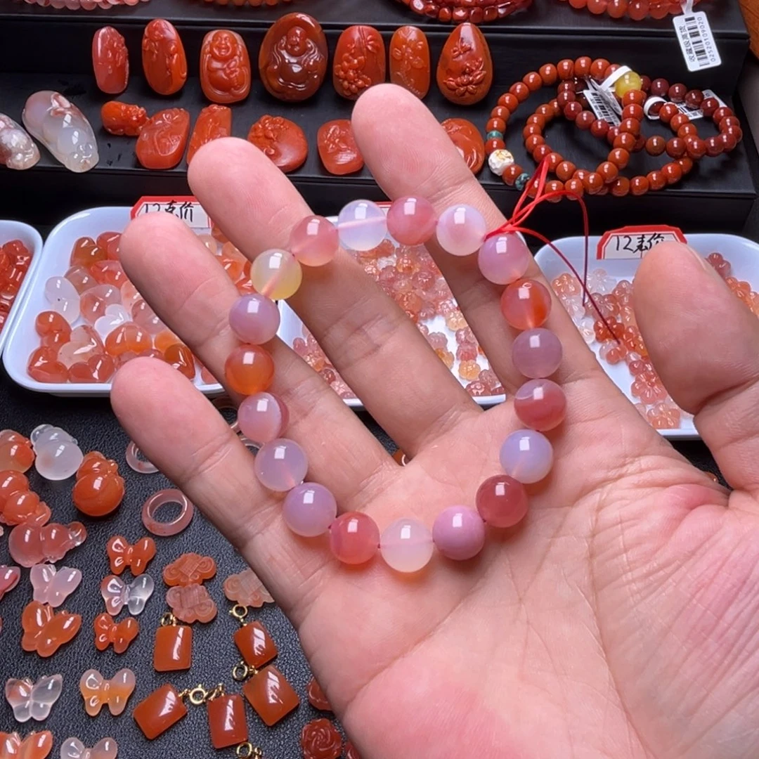 南红玛瑙未镶嵌珠宝半成品