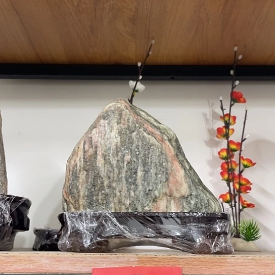 用***5石材靠山石平安石摆件