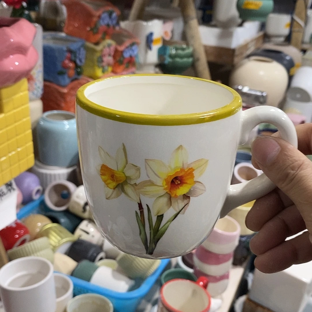 陶摆件陶盆有孔 瑕疵介意勿拍