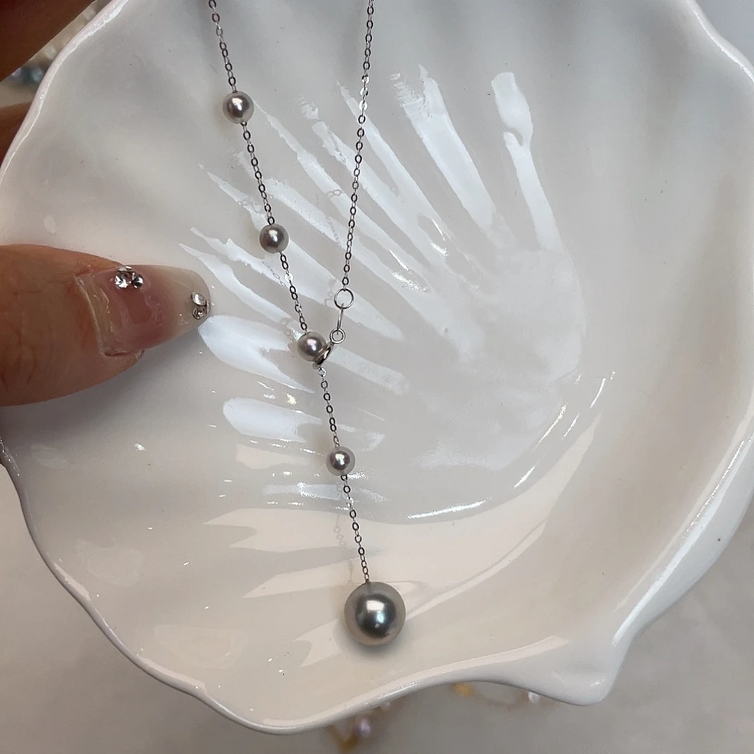 海水珍珠颈饰18K金镶嵌