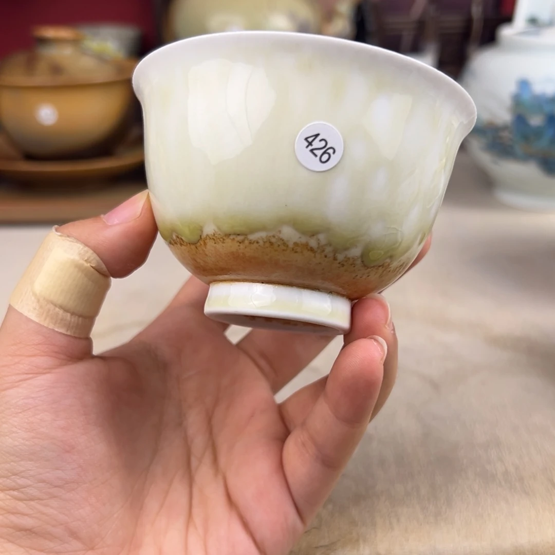 杯纯手工柴烧主人杯