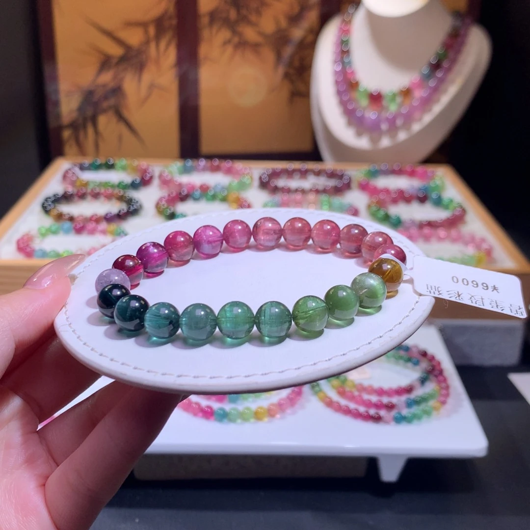 未镶嵌手链碧玺碧玺