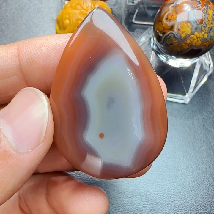 玛瑙/玉髓战国红未镶嵌维*