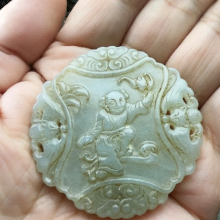 和田玉（青白玉）未镶嵌颈饰