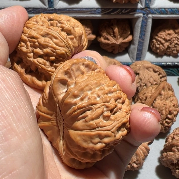 我***猫吊坠文玩核桃46白狮子