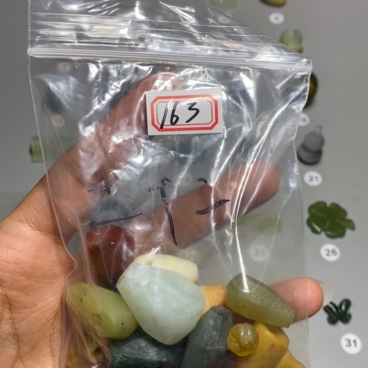 蛇纹石玉颈饰未镶嵌o***_