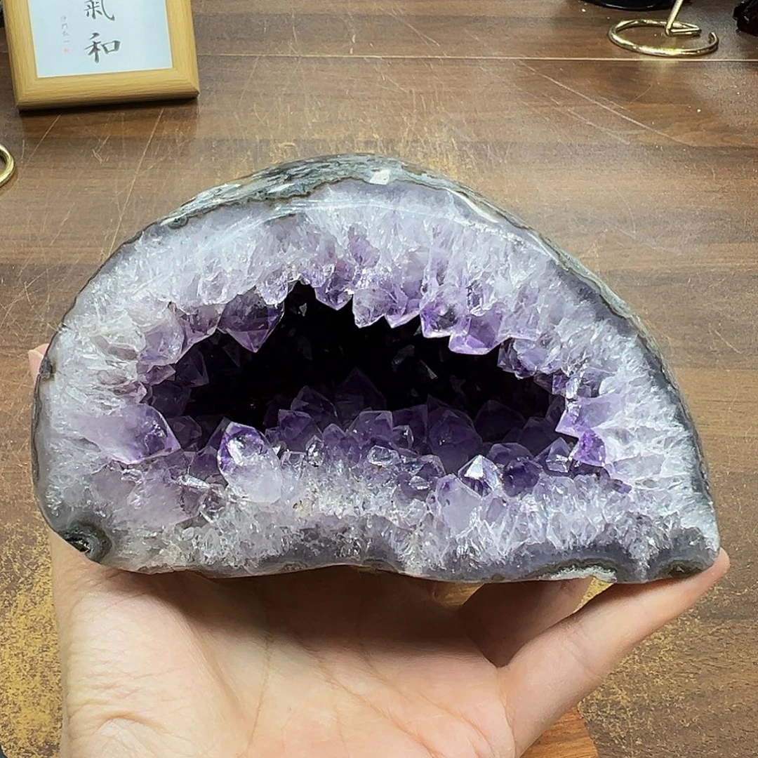 紫晶摆件未镶嵌晶体