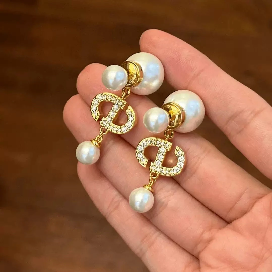 铜合金耳饰 A229 轻奢时尚洋气百搭耳饰法式手工耳环简约精致