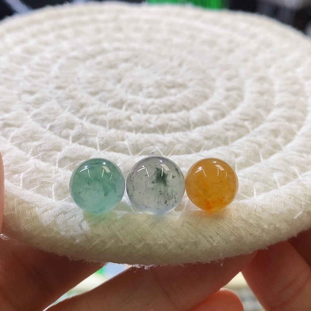 未镶嵌挂件翡翠一组珠珠