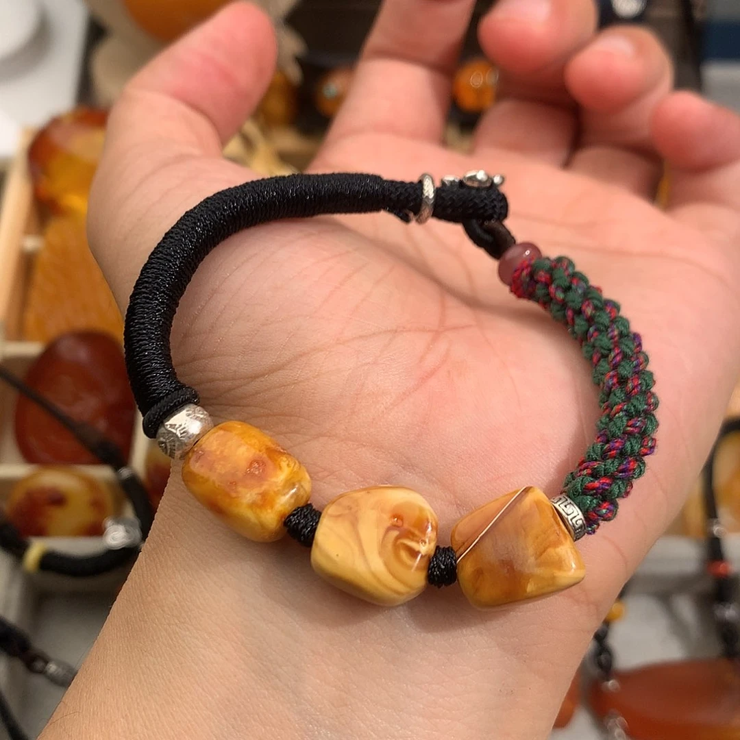 蜜蜡裸石未镶嵌你