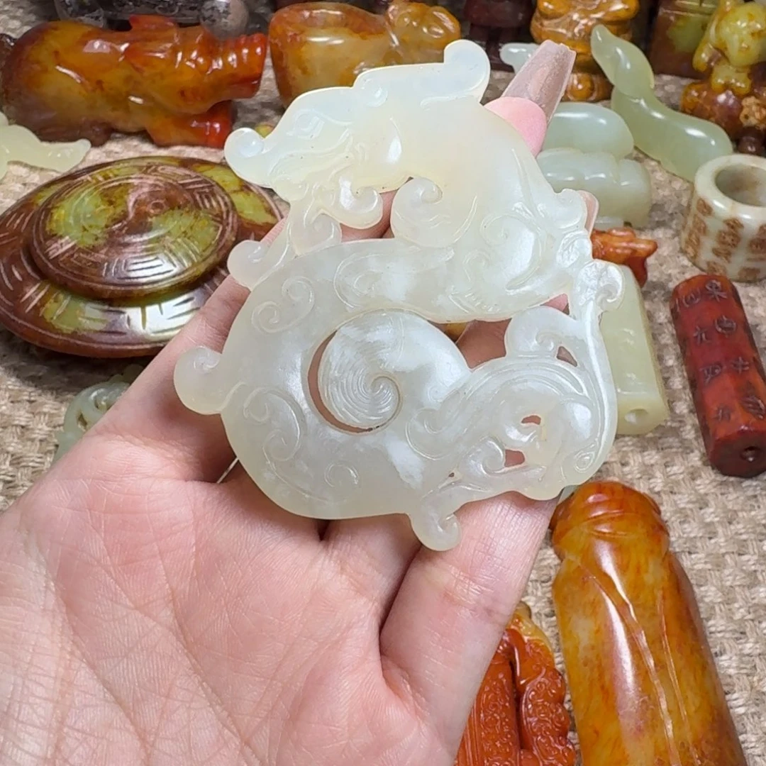 白玉菩提吊坠挂件