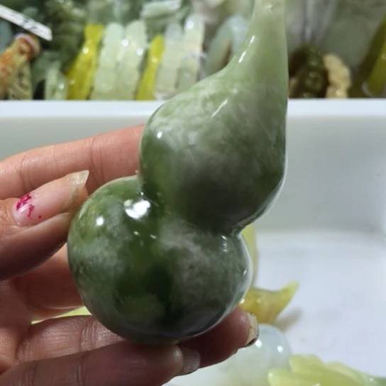 岫玉未镶嵌手把手把