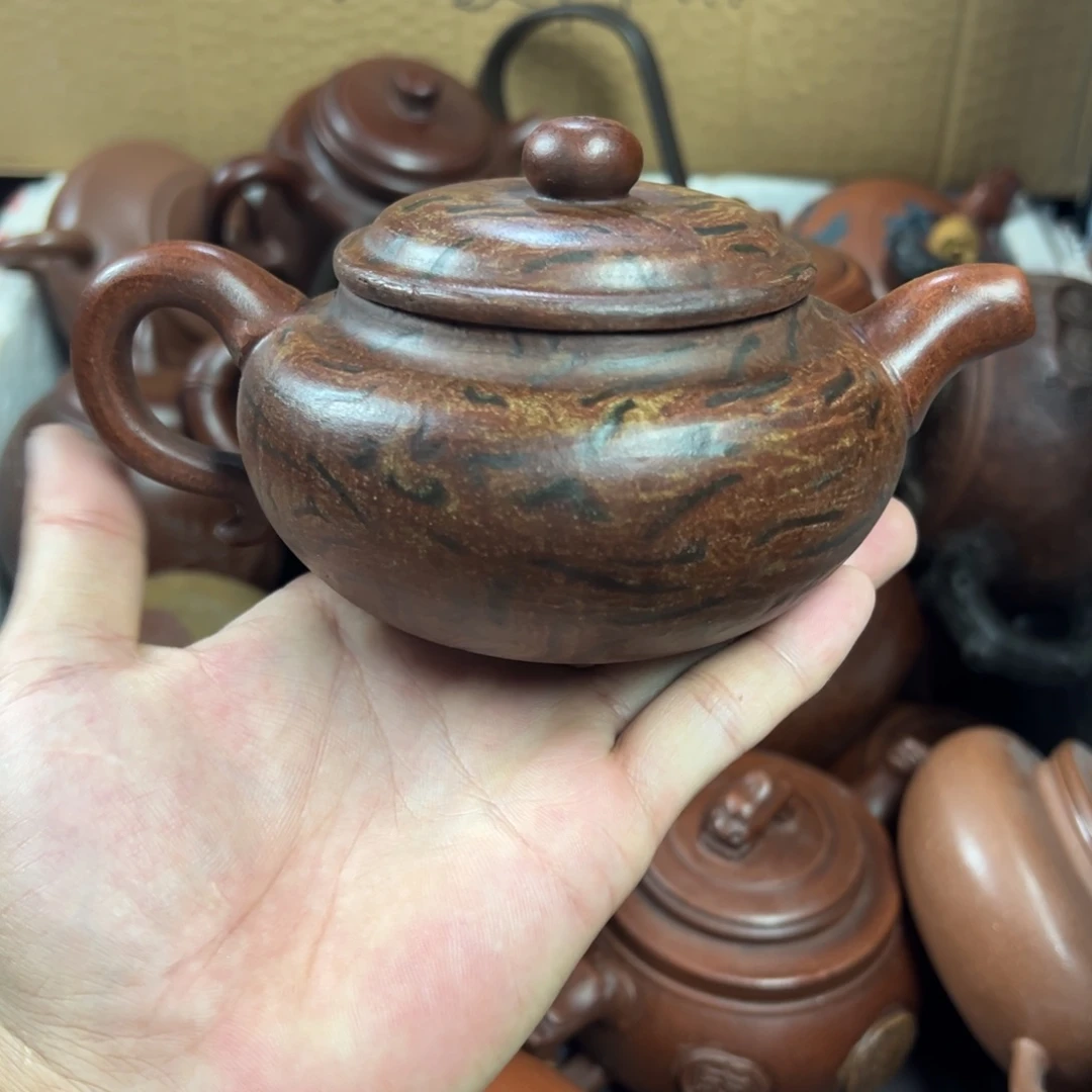 茶壶紫砂宜兴原矿紫砂壶300毫升容量