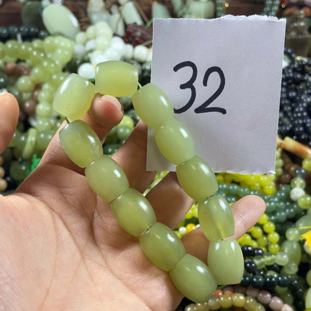 未镶嵌蛇纹石玉手串
