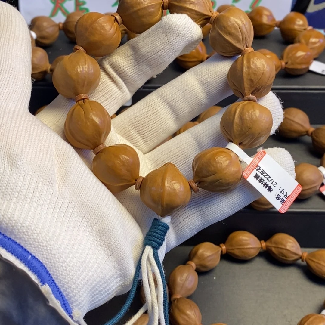 上***马橄榄核手串/手链梅林铁核21-22左右