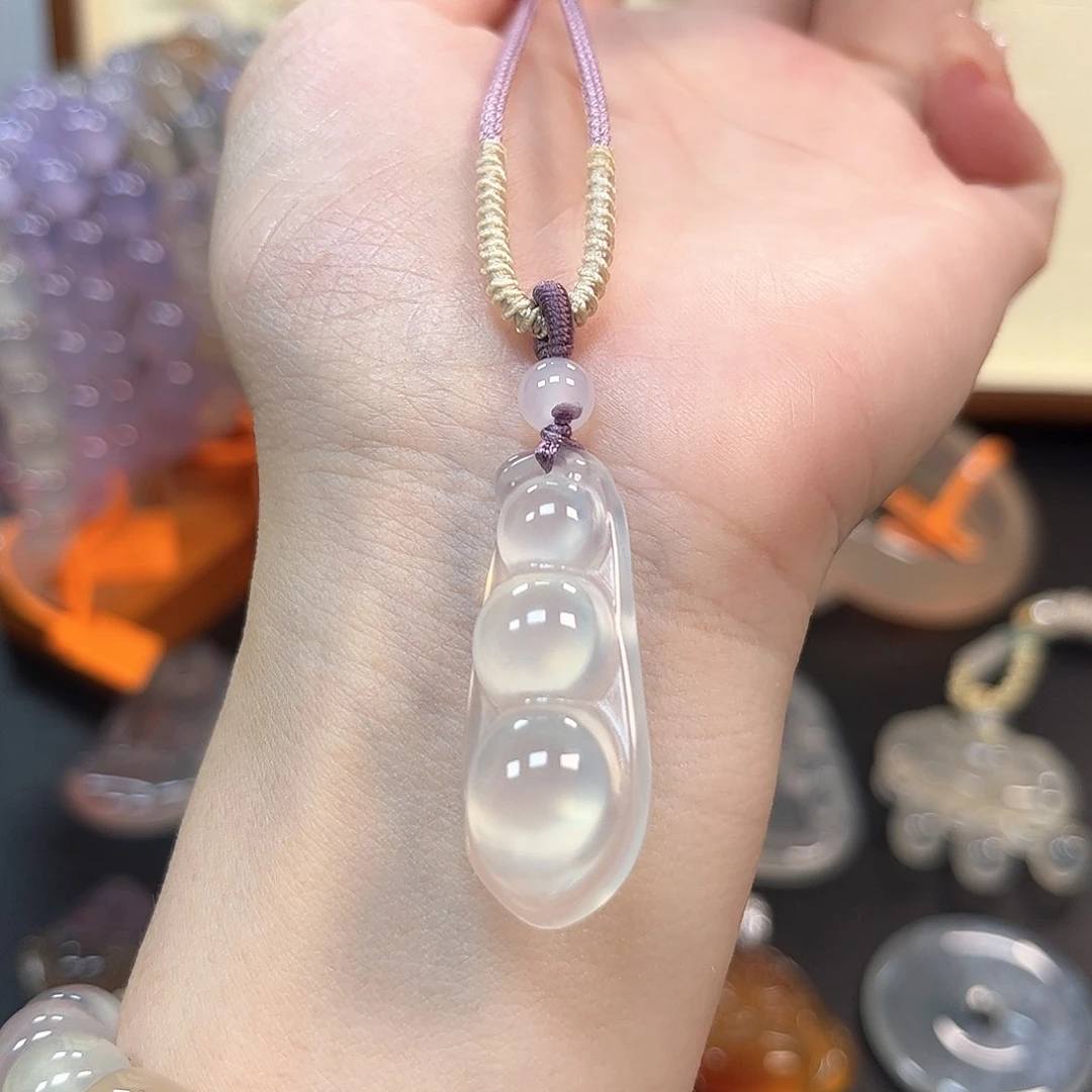 玛瑙/玉髓颈饰银S925镶嵌