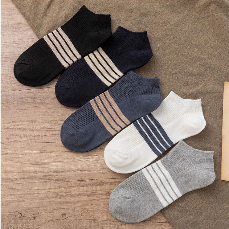 男士袜子男款船袜春夏季吸汗防臭袜学生透气不起球运动短袜百搭袜