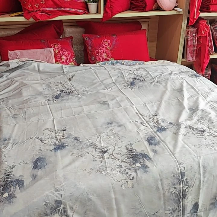 棉长棉磨毛床单2.4*2.5竹子