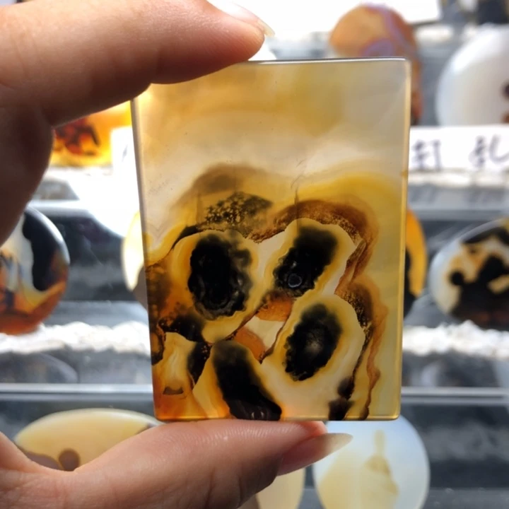 合金玛瑙/玉髓珠宝奇石28有瑕