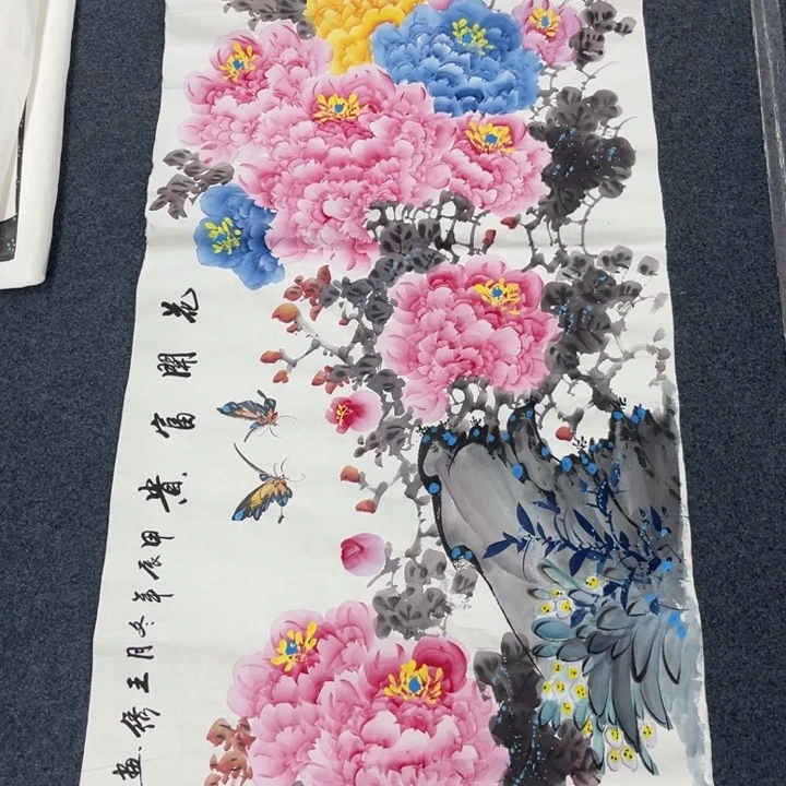 国画宣纸纯手绘字画