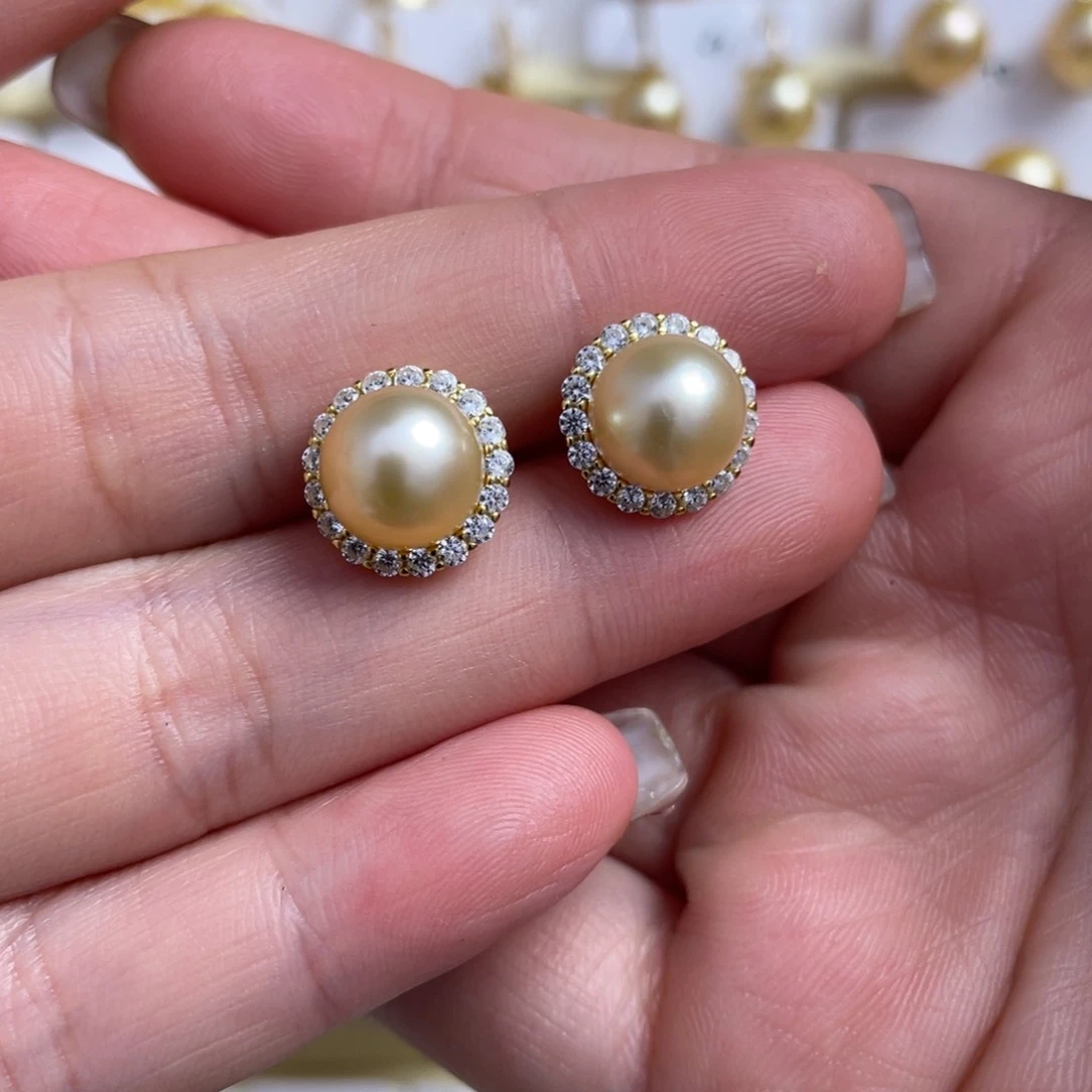 海水珍珠颈饰银S925镶嵌