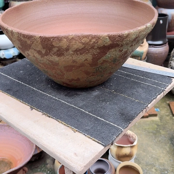 紫砂花盆高度21口径41