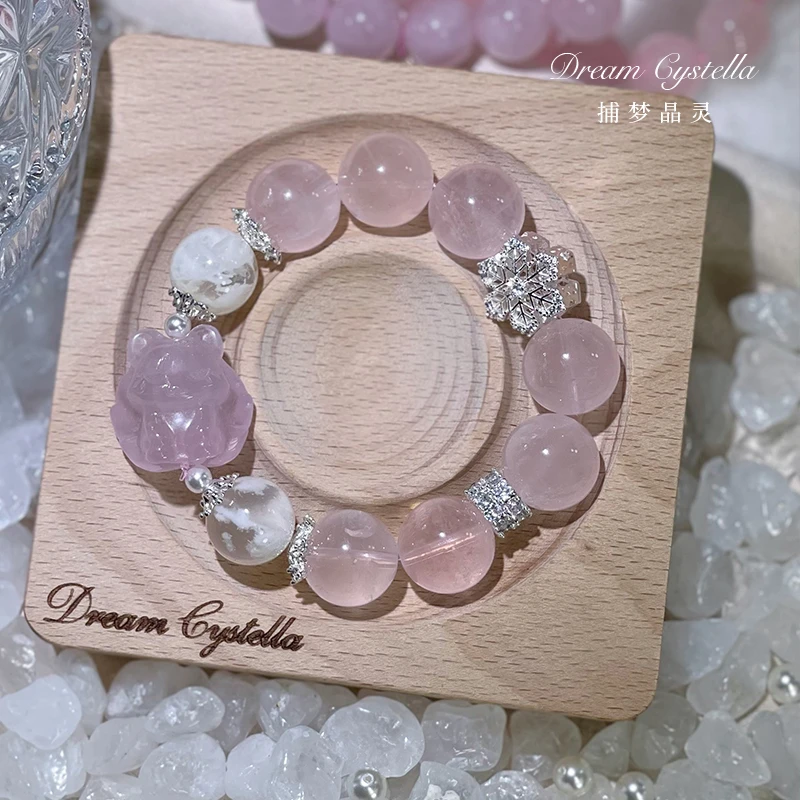 非金属合成锆石手链 捕梦晶灵【桃花守护神】原创多样性发其一