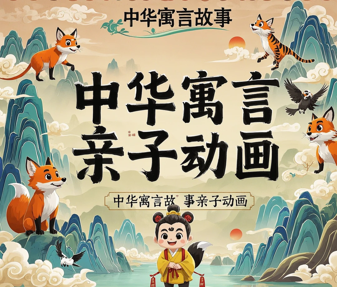 苹果亲子中华寓言故事经典家庭7-12岁孩子家长教育必看读国学动画