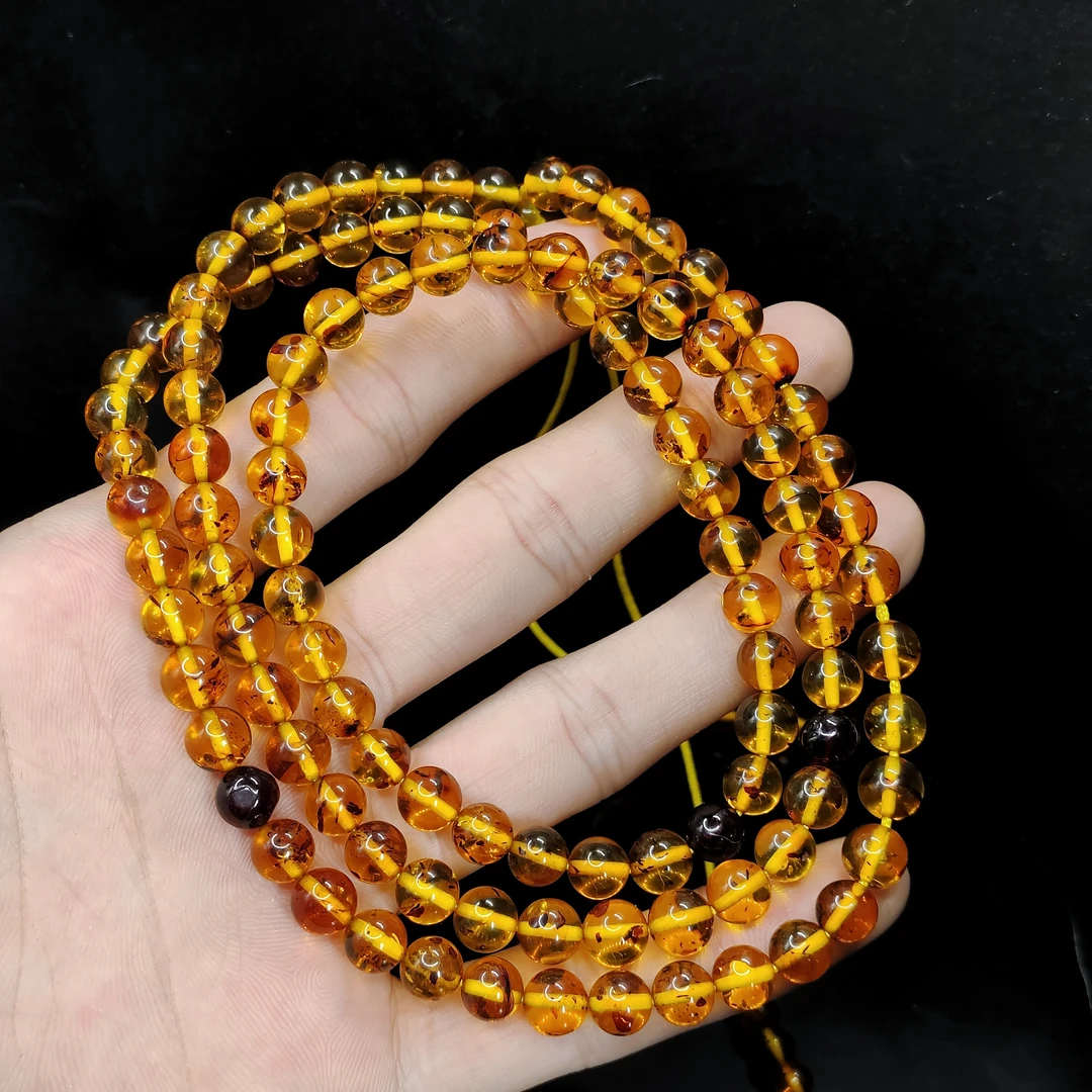 【老三珠宝】琥珀公主链MS7【多样性发其一】约7mm